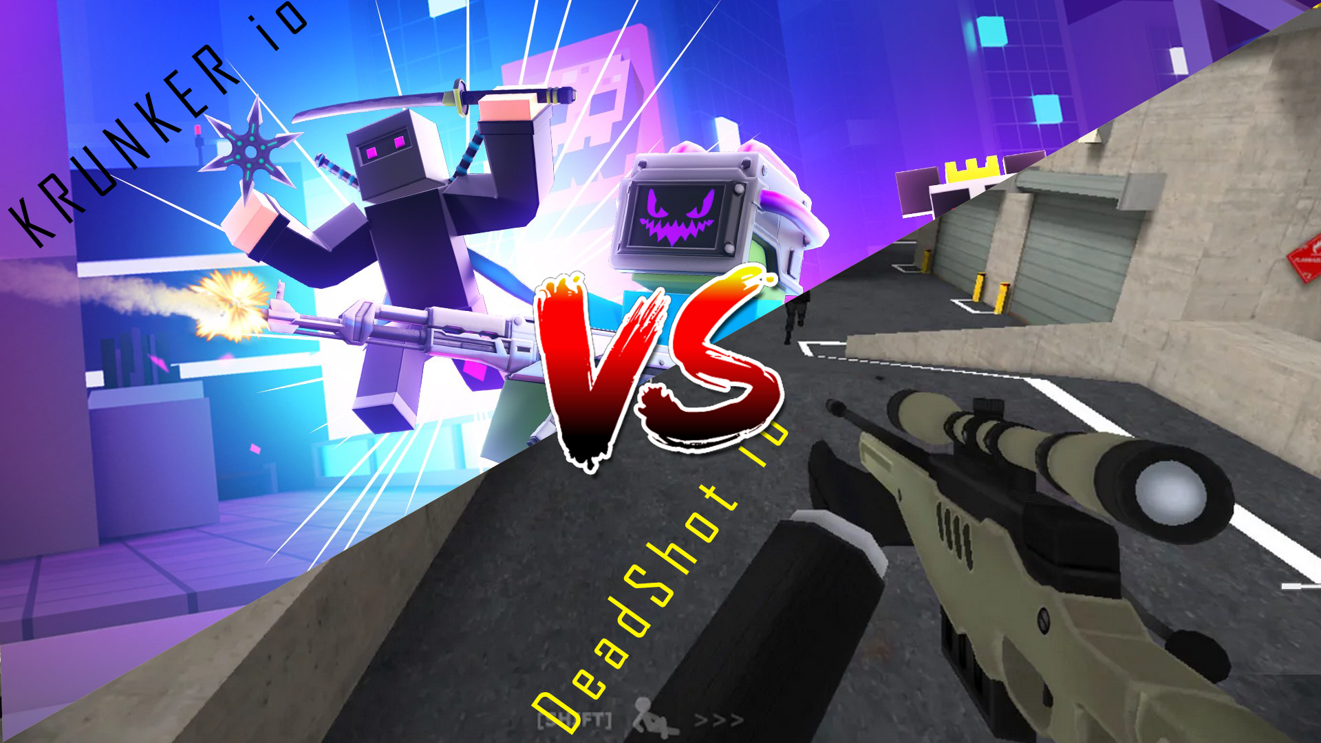DeadShot io vs Krunker io: A Battle of Multiplayer Shooting Titans